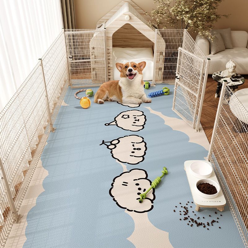 Pet-Specific Waterproof And Urine-Proof PVC Playpen Mat Dog Bed No-Wash No-Clean Non-Slip_voghion.com