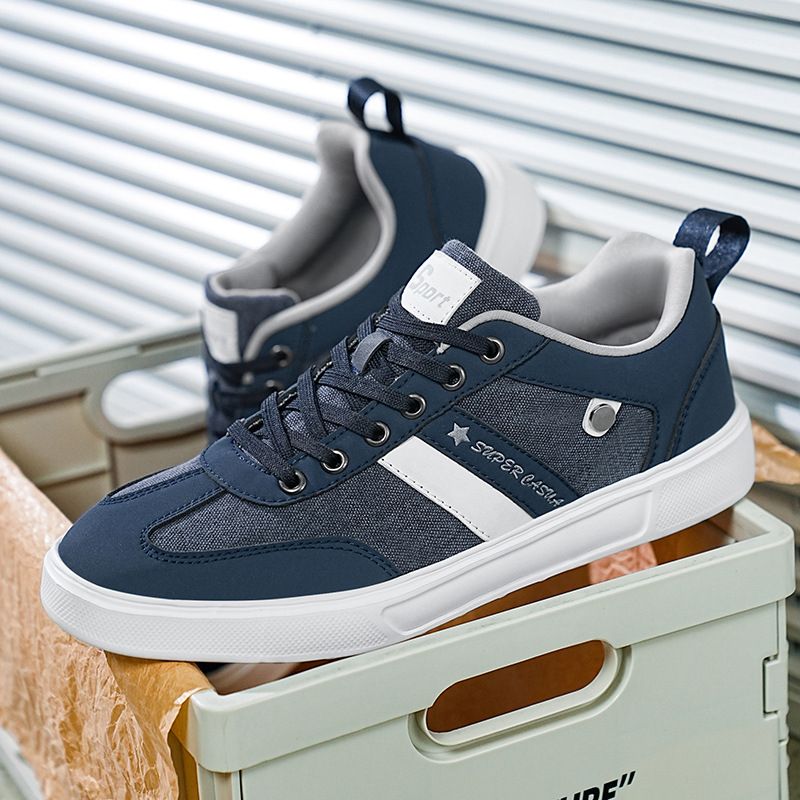 Board Autumn Thick Soled Skateboard Plus Size Casual Men's Shoes_voghion.com