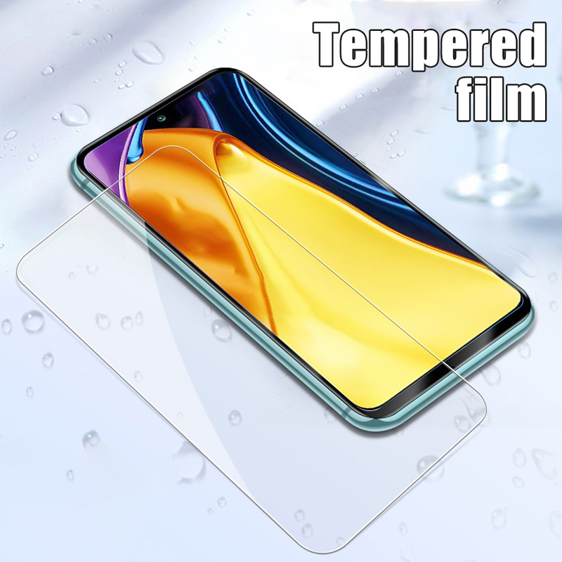 2 Stéck Gehäerzt Glas fir Xiaomi Poco M3 Pro 5G M3pro Glas Bildschirmschutz Fir Poco m3 Poko x3 pro nfc f3 Schutzglasfolie_voghion.com