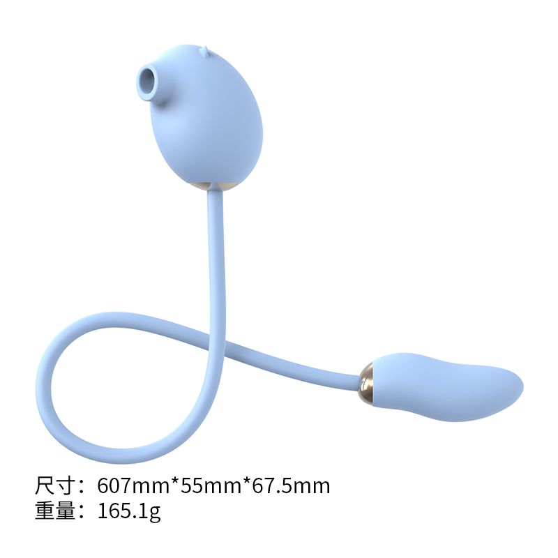 Vibratore medico in silicone a doppia testa per donne, succhia clitoride, massaggiatore per il punto G, vibratore per masturbazione._voghion.com