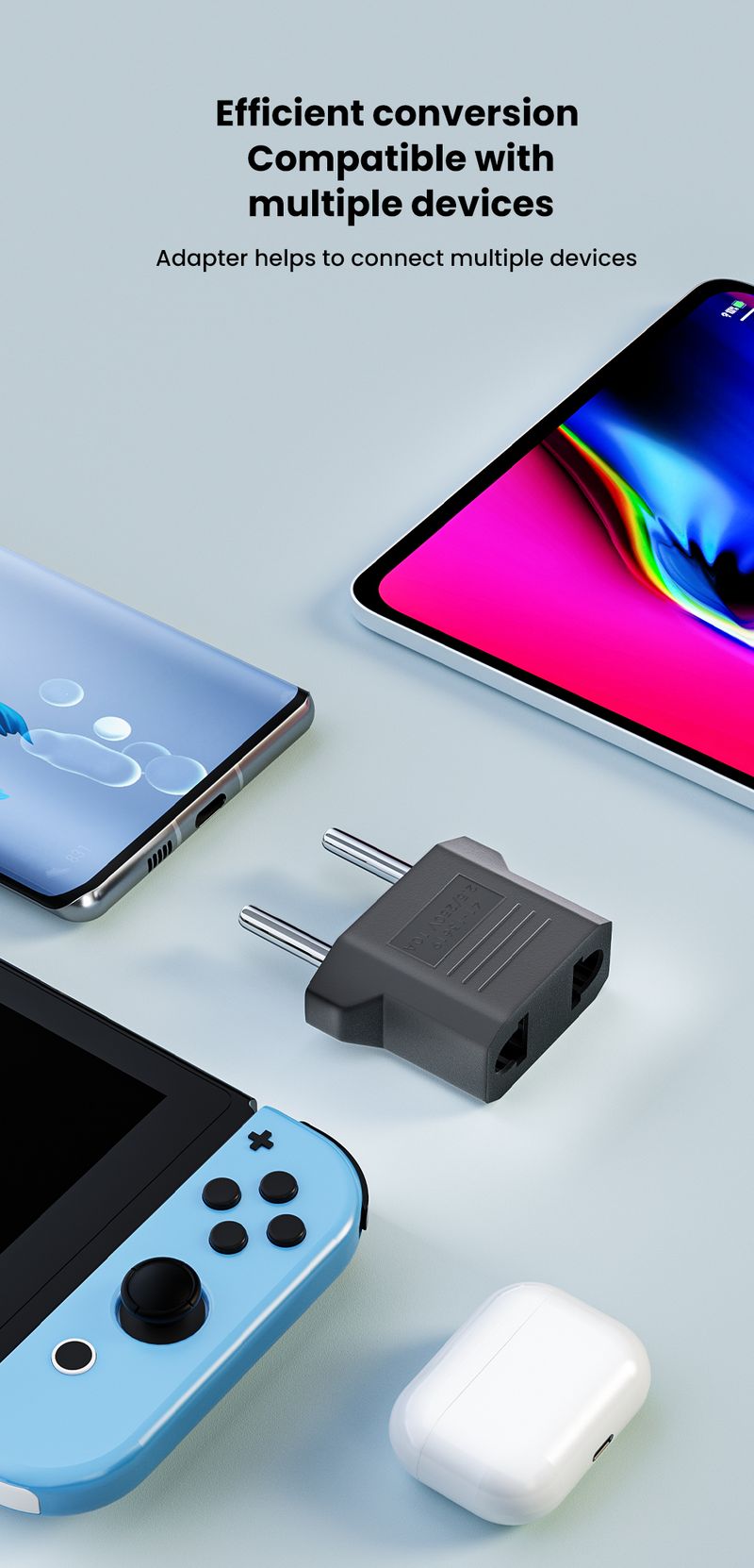 1-20 adattatori per prese elettriche da 4 mm/4,8 mm da USA a UE, convertitore da spina americana cinese KR a spina europea_voghion.com