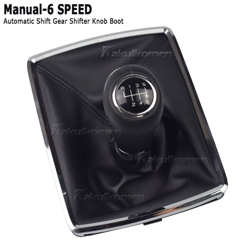 For Mercedes Benz W204 C204 C63 C300 C250 W207 A207 W212 6 Speed Black Frame Gear Shift Knob Lever Gaiter Boot 2008-2014_voghion.com