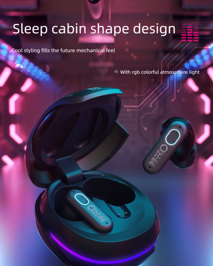 Beike Devil Cat Active Noise Cancelling Draadloze Bluetooth-oortelefoons 2024 Nieuwe gaming-in-ear sportkoptelefoon_voghion.com
