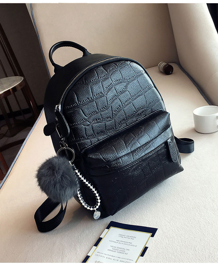 Mini Women PU Leather Cute Small Backpack Female White Back Pack Black Backpacks For Teen Girls Fashion_voghion.com