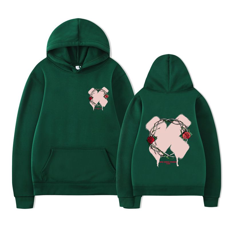 Felpa con cappuccio unisex con stampa di lettere di nuova moda per uomo e donna autunno inverno_voghion.com