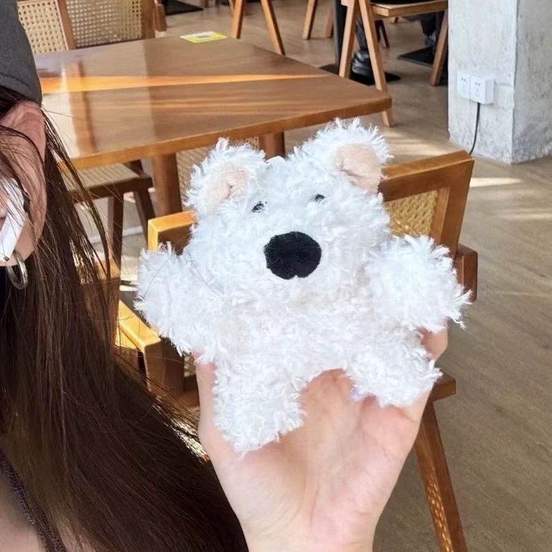 Ins Style Plüsch Niedlicher West Highland White Terrier Geeignet Für 1/2 Einfache Schutzhülle Der 4. Generation_voghion.com