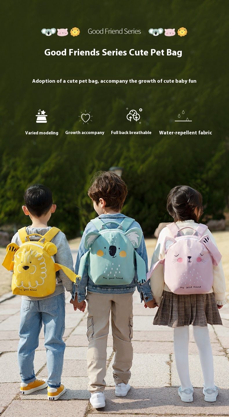 Plecak przedszkolny Andralyn Ultra lekki, oddychający, wodoodporny, odporny na zużycie i antykradzieżowy dla dzieci w wieku 2-6 lat_voghion.com