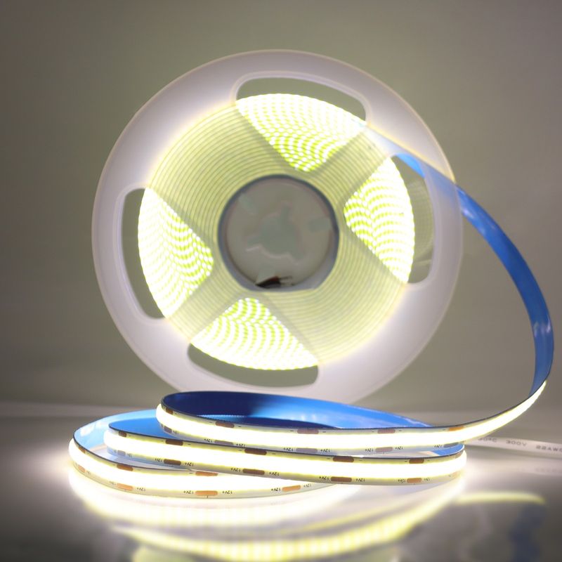 Selbstklebende LED-Lichtleiste, 12 V, Netzstecker, für die Küche unter dem Schrank_voghion.com