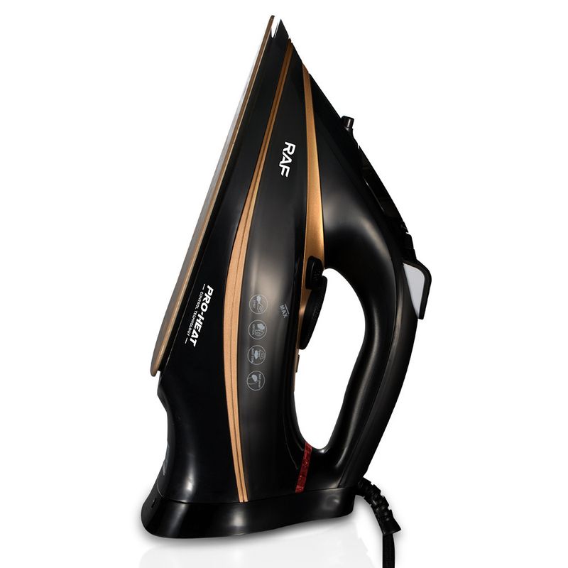 Plancha profesional con suela de cerámica de 3000 W, plancha eléctrica de alta potencia para uso doméstico y hotelero, diseño duradero con vapor continuo._voghion.com