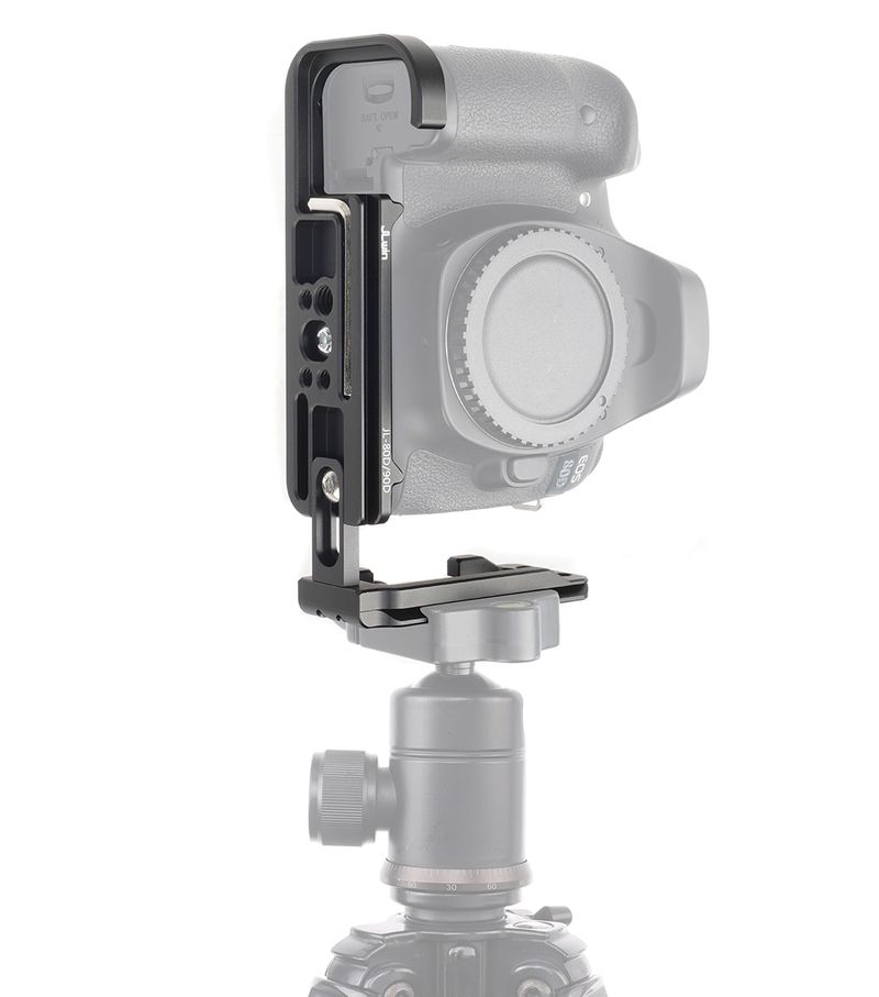 Suporte de câmera FOTGA em formato L para Canon 70D 80D 90D, placa de base, liberação rápida, QR, vertical, parafuso 1/4, estabilizador_voghion.com