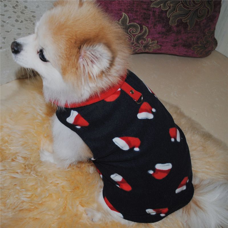 Abbigliamento per animali domestici diretto dalla fabbrica, per cani, autunno e inverno, in pile polare, fibbia di trazione, 27 colori brevettati, saranno oggetto di indagine_voghion.com