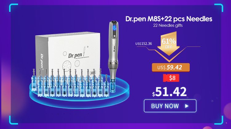 Dr. Pen Gold Derma Roller cu 540 de microace de titan pentru față și corp Rolă de barbă pentru păr și barbă_voghion.com