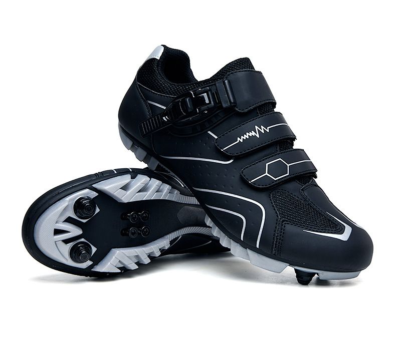 Zapatos de ciclismo de montaña con bloqueo para primavera y verano para hombre y mujer, con suela ancha y bloqueo de carretera._voghion.com