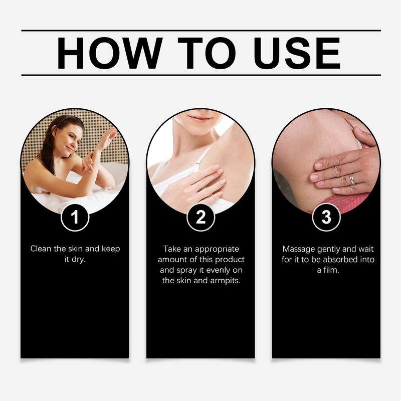 Viareline Jasmine Fresh Spray Natural Fragrance Body Sweat To Remove Odor Refreshing Fragrance Portable_voghion.com