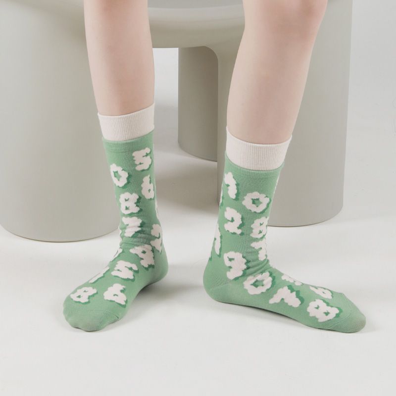 2025d DAMAHOOV Digitaler Text Persönlichkeit Kreativer Ins Trend Für Frauen Männer Paare Mittelhohe Socken_voghion.com
