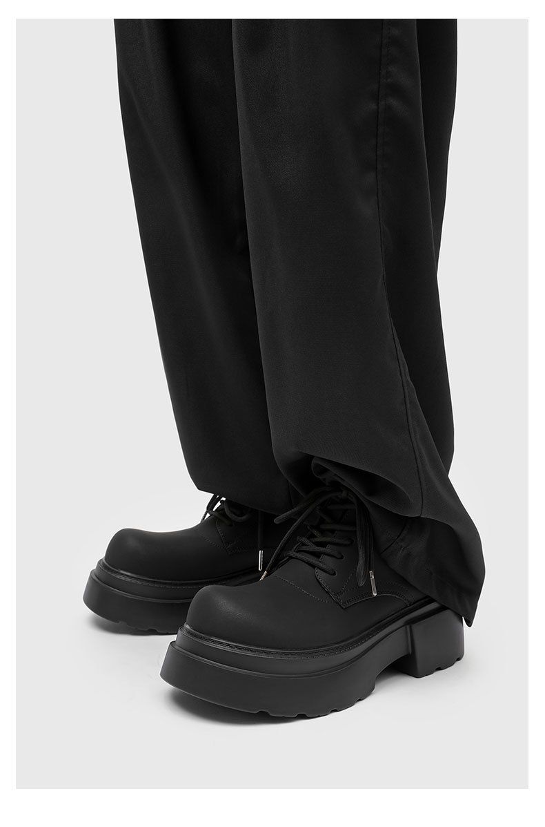 Kurze Martin-Stiefel mit dicker Sohle Trendy Retro Kurze Stiefel für Herren_voghion.com