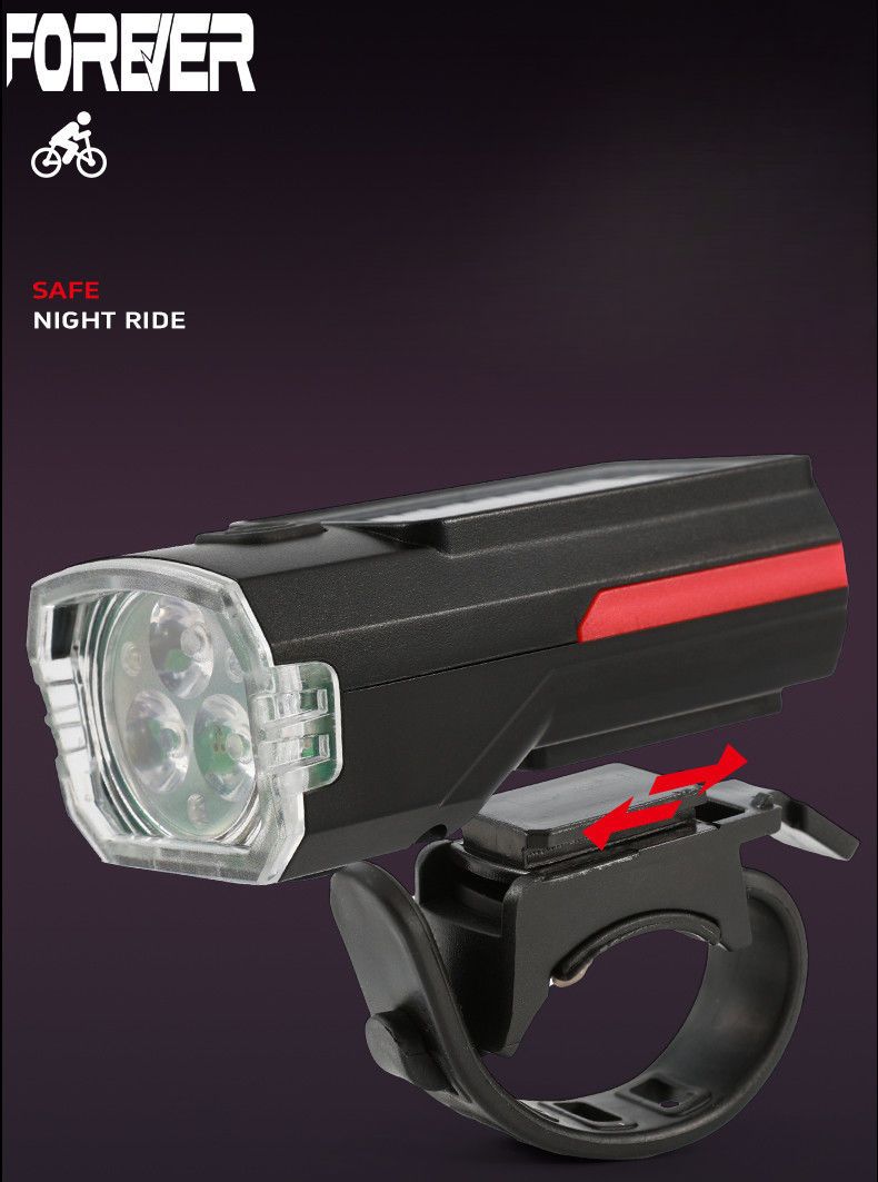 Torcia solare ad alta luminosità per bicicletta, luce anteriore ricaricabile, attrezzatura per ciclismo da montagna_voghion.com