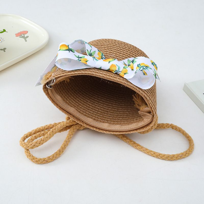 Protezione solare estiva per bambini e donne, parasole pieghevole da spiaggia a tesa piatta, cappelli, borse, set per erba genitore-figlio_voghion.com