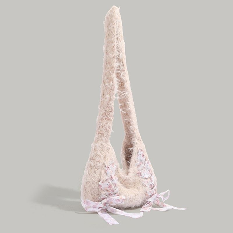 Süße Clutch im Ballettstil für Mädchen, exquisite Schultertasche aus Plüsch_voghion.com