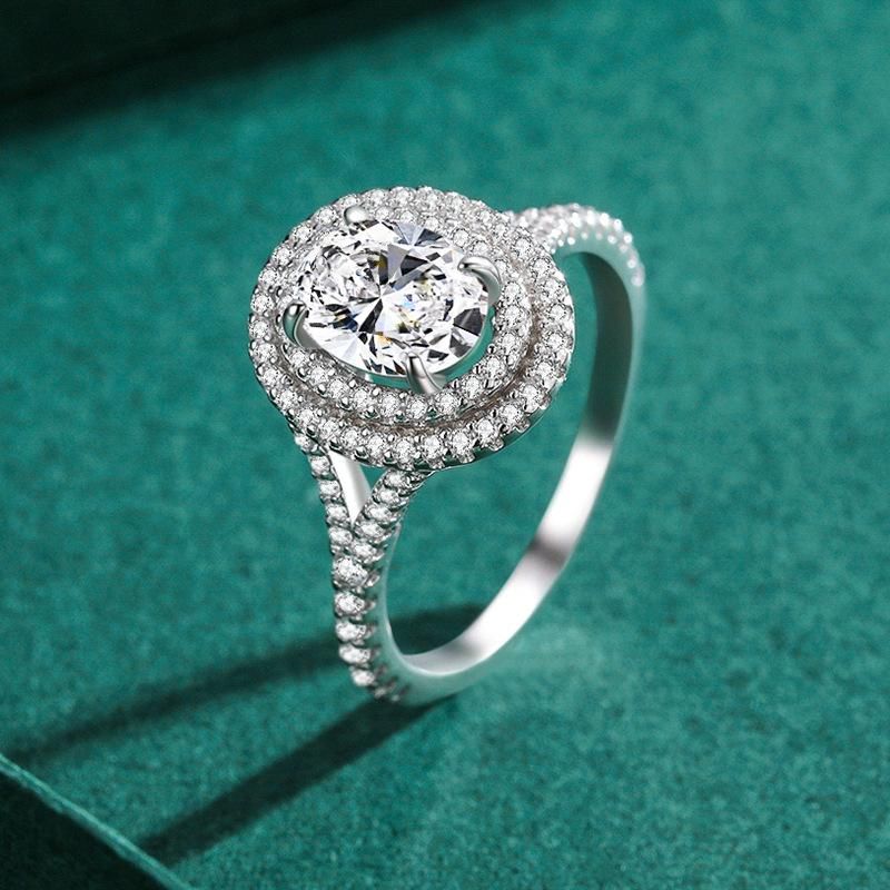 Tancise Anello in argento con zirconi classici Gioielli da donna Promessa di nozze Regalo per feste_voghion.com