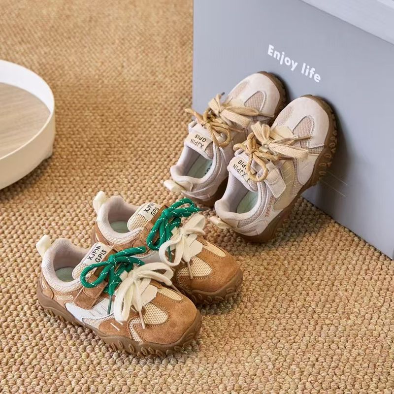 Children's New Style Training 2025 Spring Boys' Non-Slip Sports Girls' Soft Sole Breathable Casual Running Shoes_voghion.com