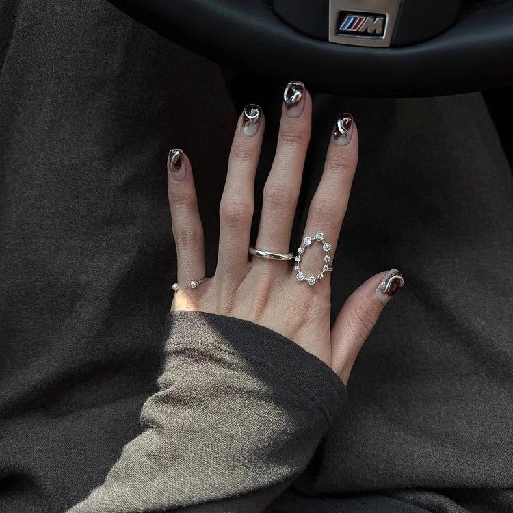 Niche Heavy Craft Inlay Ovaal Voor Vrouwen, Stapelbare Koreaanse Stijl Zirkoon Vintage Licht Luxe High-end Veelzijdige Ring_voghion.com