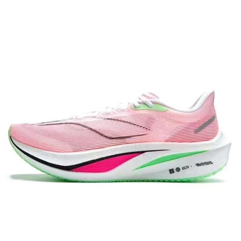 New Style Feidian 4C Carbon Plate For Boys Youth Speed Sports Red Rabbit Big Kids Spring Breathable Mesh Running Shoes_voghion.com