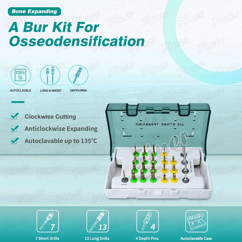 24 stuks Osseodensificatie Boren Kit Tandheelkundige Implantaat Boren voor Osteotomie Preparatie Kam Expansie Implantologie_voghion.com