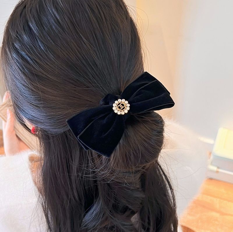 Principessa nei guai, anello per capelli, elastico, corda per capelli, piccolo copricapo con fiocco di velluto profumato, copricapo con fermaglio_voghion.com