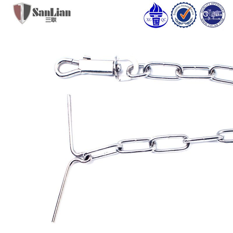 Guinzaglio per animali domestici Sanlian, vendita diretta, 180 cm, fibbia in metallo all'ingrosso, catena ad anello dritto_voghion.com