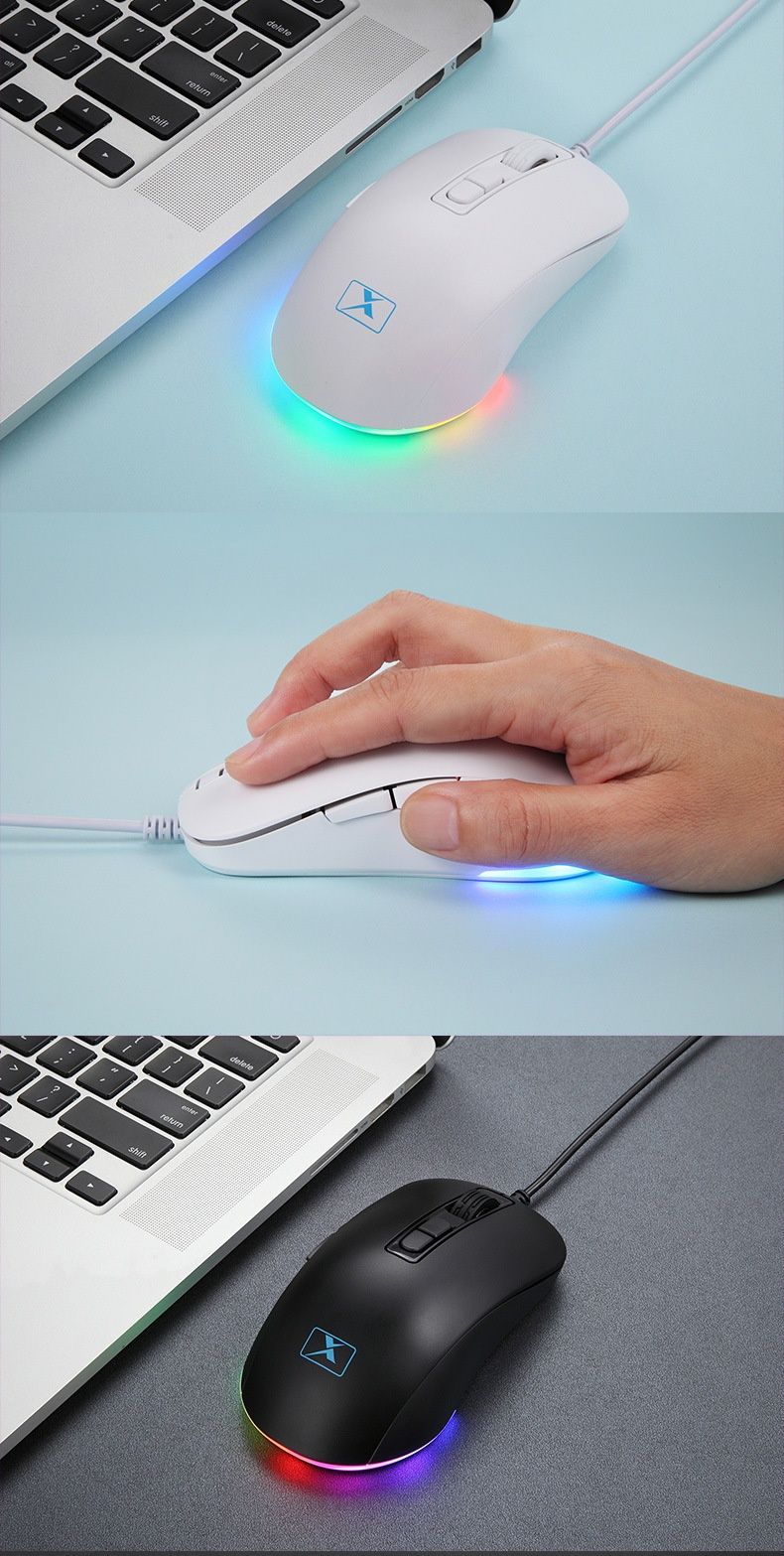 Digitex Digitex Xinmeng 383B Gaming 7D Computer Office Luminous E-sports Wired Mouse_voghion.com