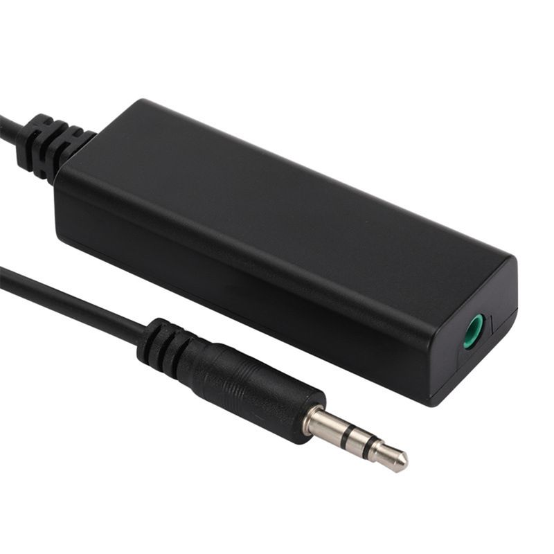 Isolatore Riduzione Intelligente Eliminazione del Ronzio Interfaccia da 3,5 mm Car Stereo Sstem Aux Audio Noise Reducer Filtro Casa_voghion.com