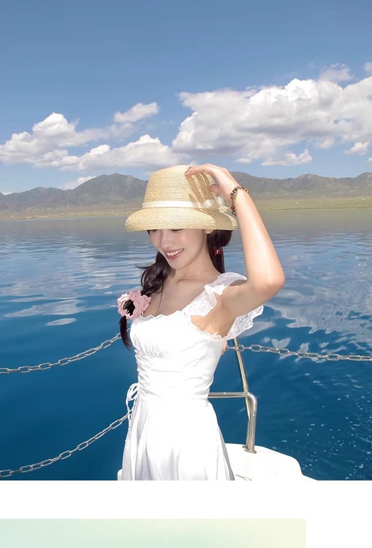 Rattan Branch Tree Style Hepburn Style Summer French Beach Vacation Fisherman Sunshade Sunscreen Straw Hat_voghion.com