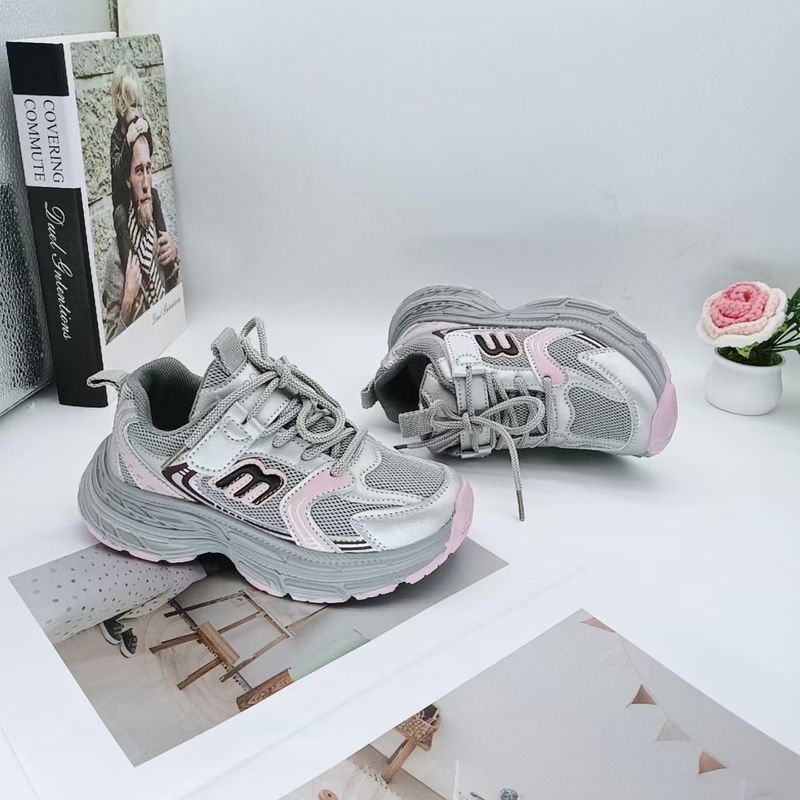 2025 Early Autumn New For Ages 6-12, Double Mesh Super Large Sports Running S, Lace-Up Lightweight Sole Children's_voghion.com