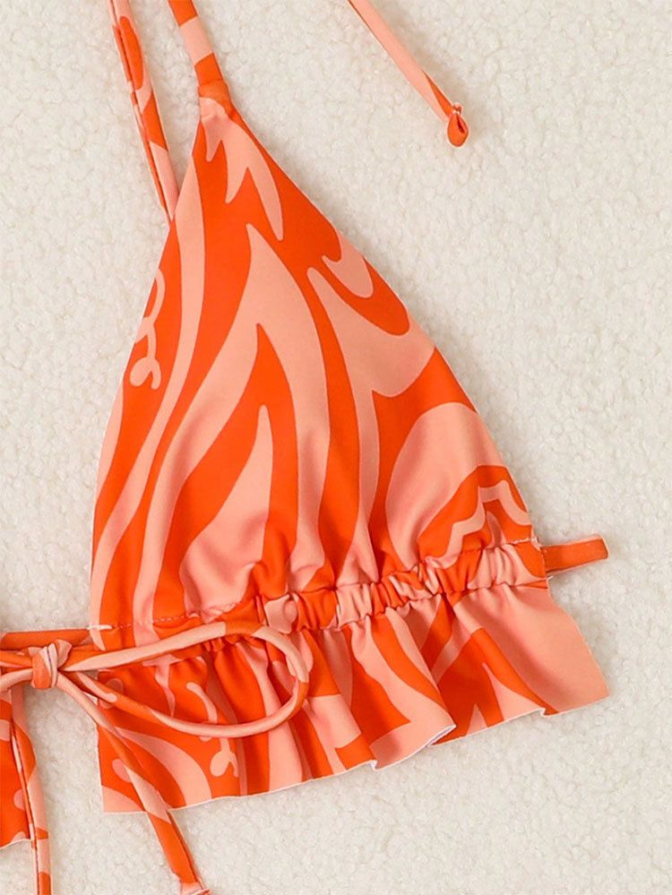 Maillot de bain bikini sexy imprimé String Bikini Hot Spring Beach maillot de bain pour les femmes_voghion.com