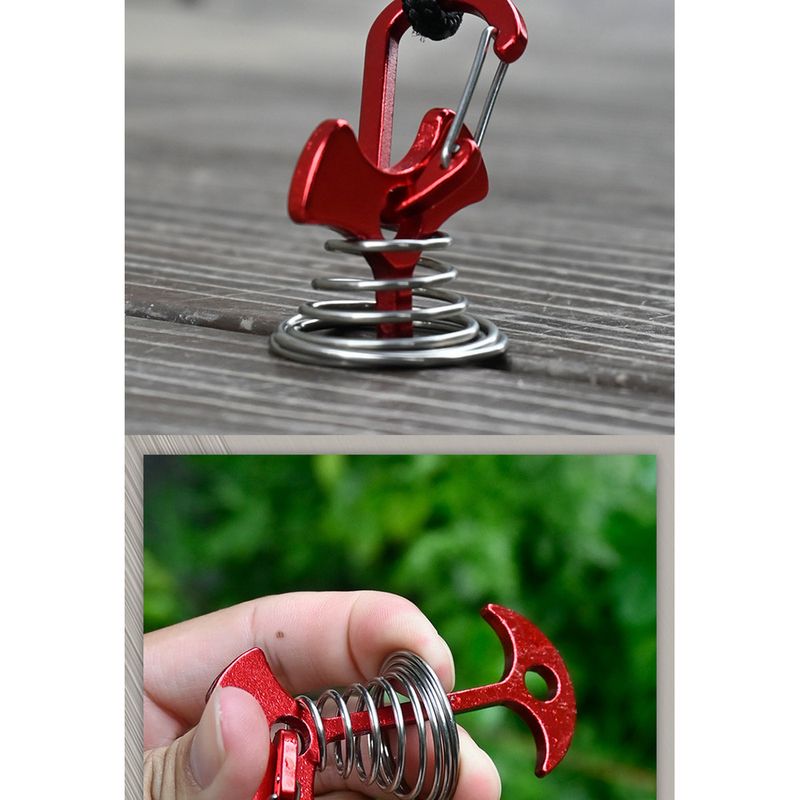 Deck Board Spacer Tool With Spring-Loaded Fishbone Nails - Wooden Board Alignment System For Decking & Tent Anchoring | Windproof Fastening Solution_voghion.com