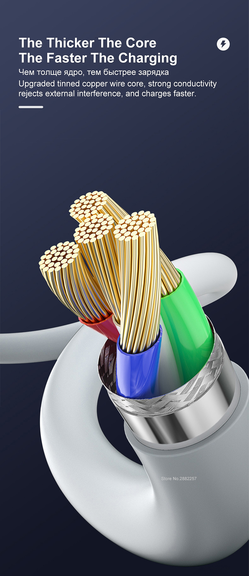 Câble de charge rapide PD 20 W Type-C Lightning_voghion.com