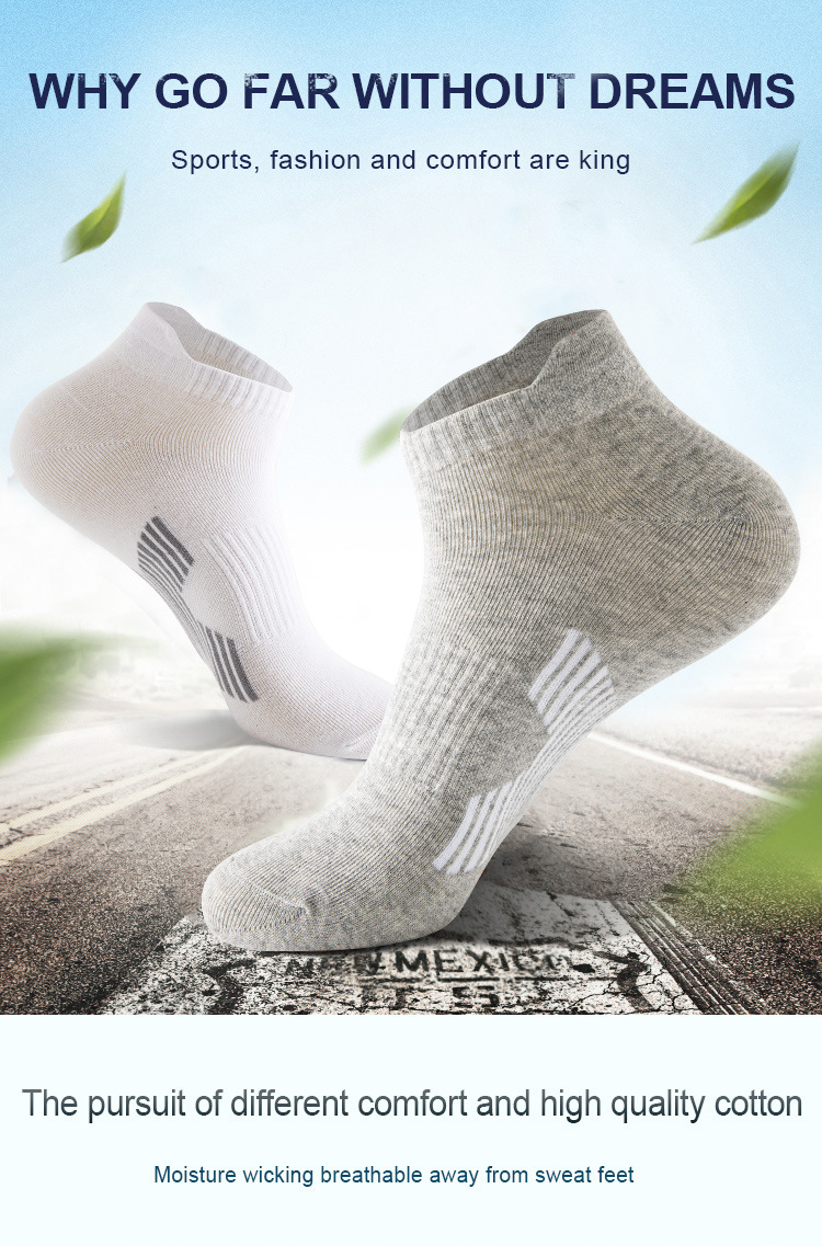 Zhuji Summer Thin Cotton Low Shallow Cut Short Tube Running Sports Men's Socks Batch_voghion.com