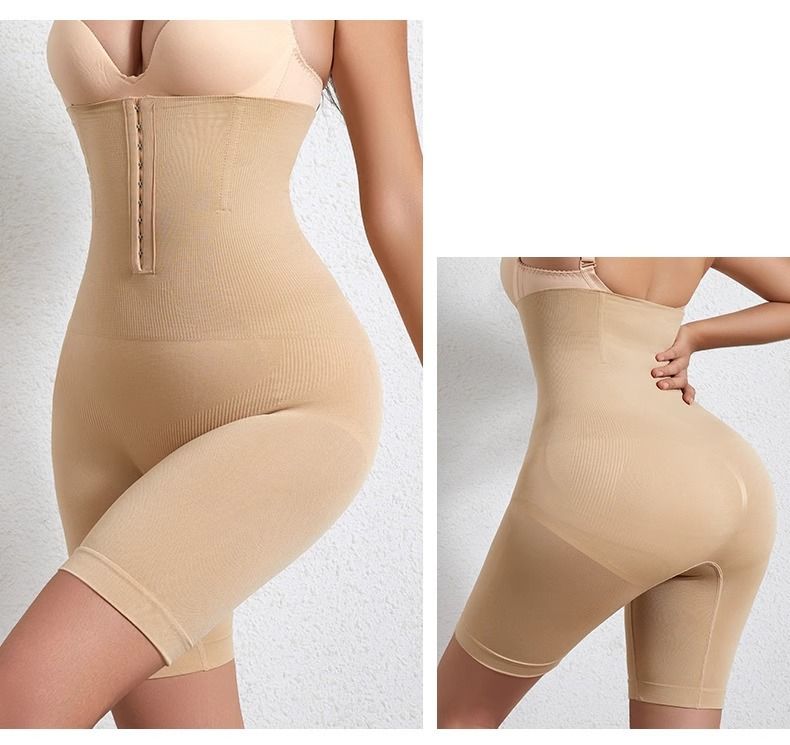 Waist corset hip lift tight breasted seamless flat Angle plus size hip lift pants_voghion.com
