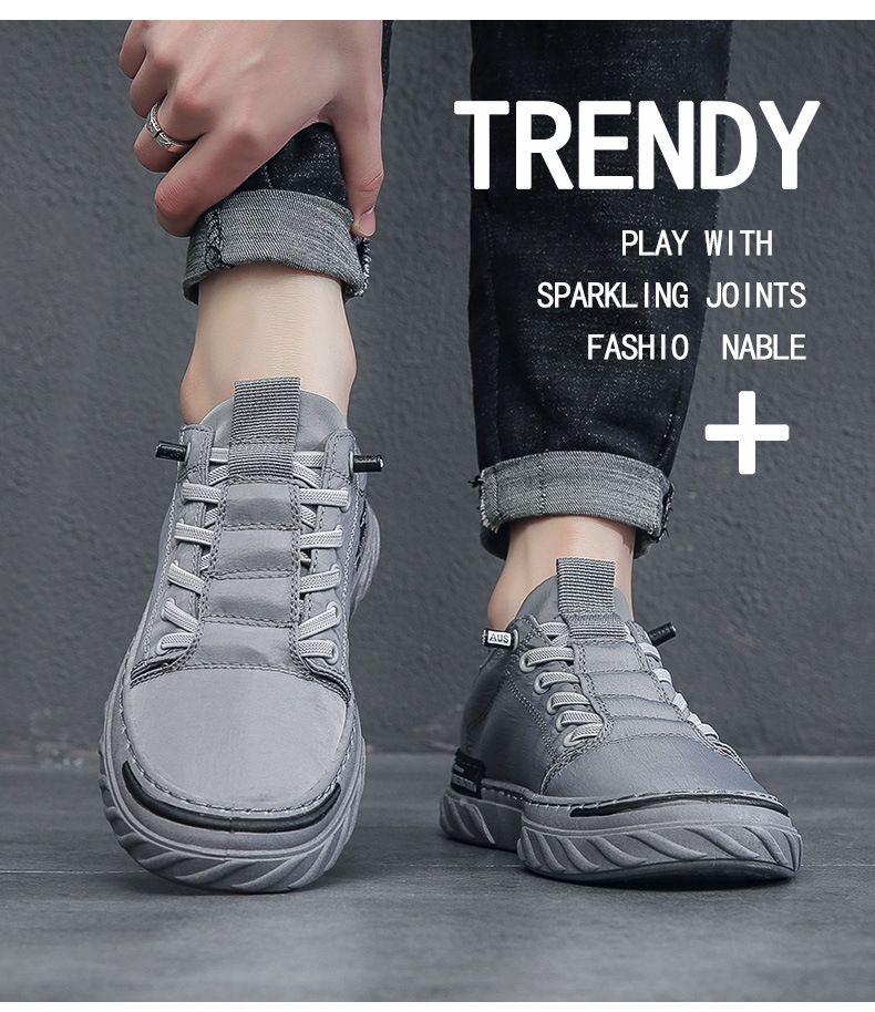 Nuove scarpe casual da uomo, scarpe in tessuto traspirante alla moda, scarpe da lavoro versatili da uomo_voghion.com