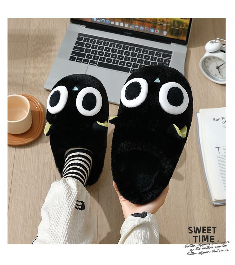 Shit feeling cotton , indoor home, anti slip, thick sole, warm, and plush slippers for men in_voghion.com