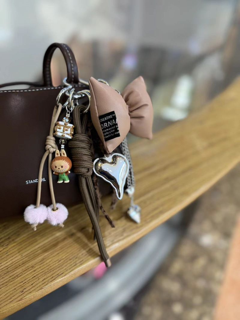 Bag Charms Plush Bag Pendant Cute Doll Pendant High Value Keychain Accessories_voghion.com