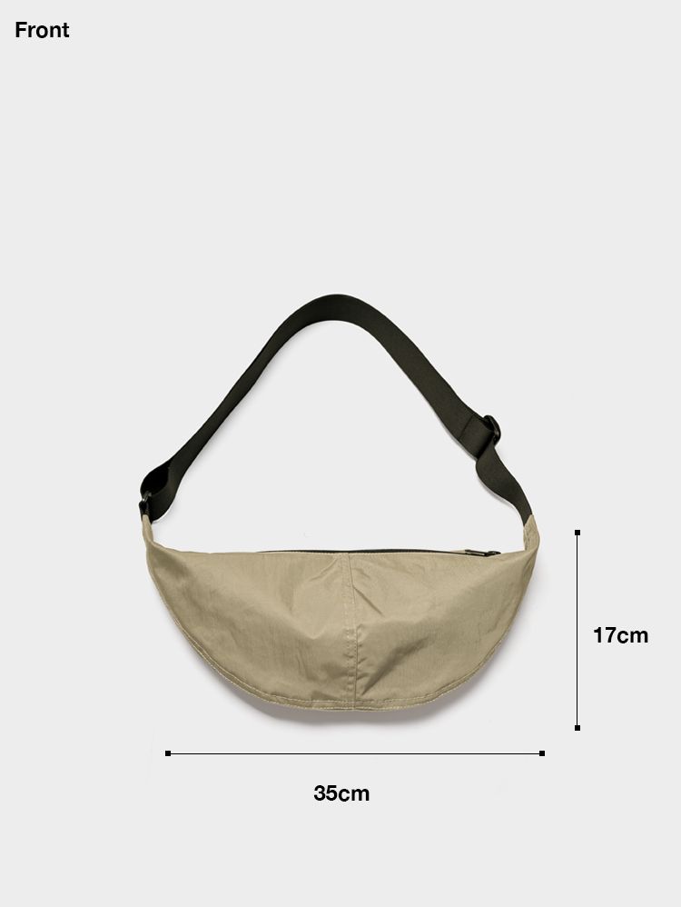 Borsa a tracolla piccola per esterni Mennong Neutral Wrinkle Washing_voghion.com