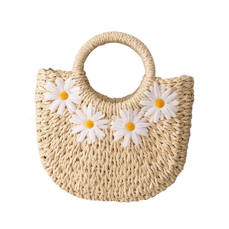 Women's Bags Woven Handmade Bags Summer Street Fashion Small Fresh Crossbody Bags Mobile Phone Bags Holiday Versatile Women's Bags_voghion.com