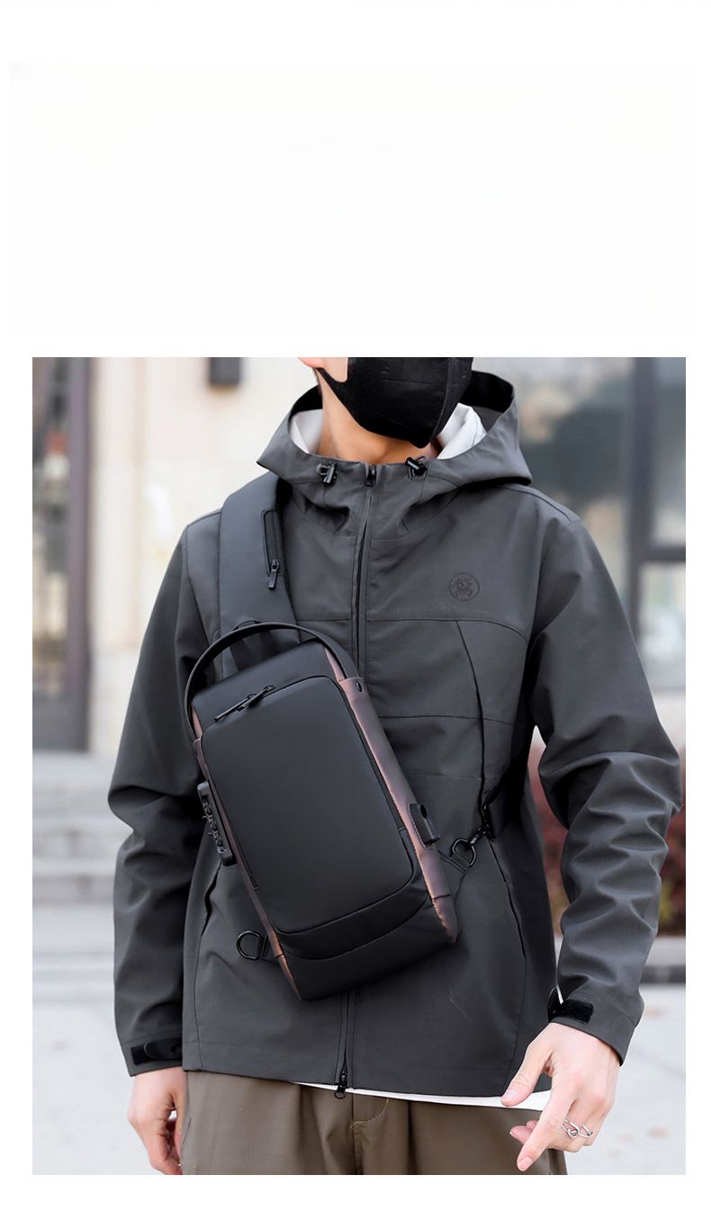 Nuova borsa a tracolla unisex semplice e casual da esterno con lucchetto per password multifunzionale e antifurto_voghion.com
