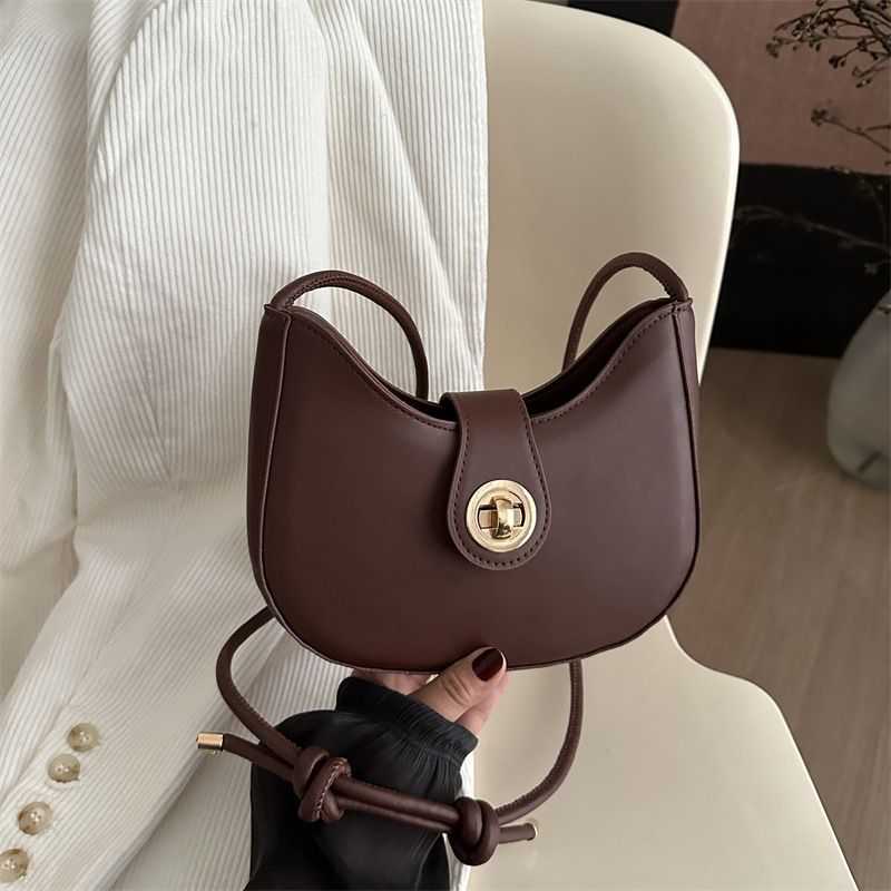 High-Quality Texture Small For Women 2025 New Summer Versatile Crossbody Fashion Single Shoulder Underarm Horn Bag_voghion.com