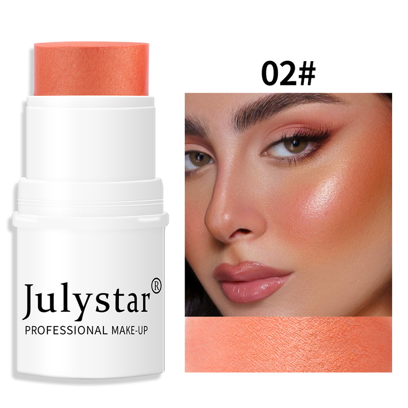 Fard de obraz pudră cosmetic Julystar, luciu intens, cremă mată, stick, monocrom, pudră_voghion.com