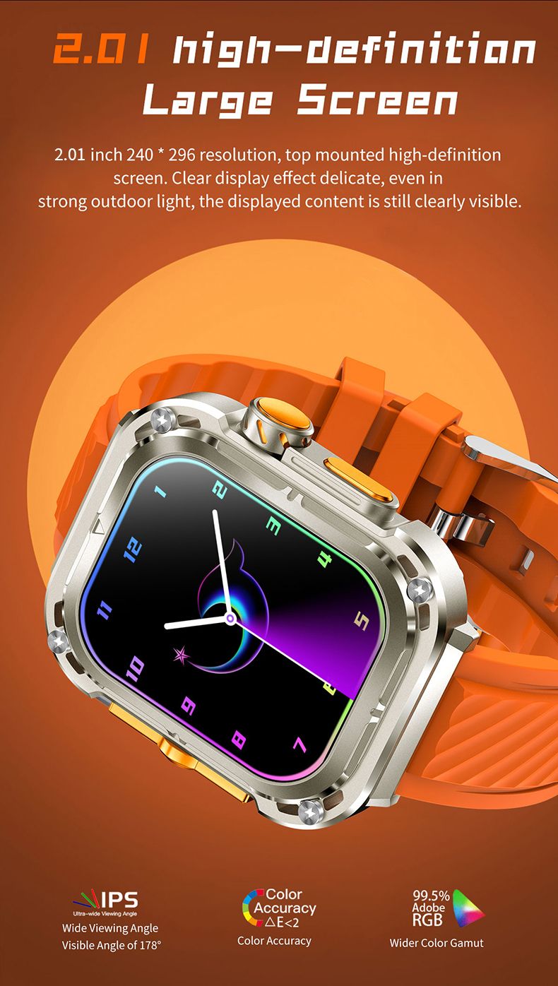 2025 GPS Smart Watch Men 460 MAh Large Battery Outdoor Compass Sport Men Watches NFC Bluetooth Call Smartwatch For_voghion.com