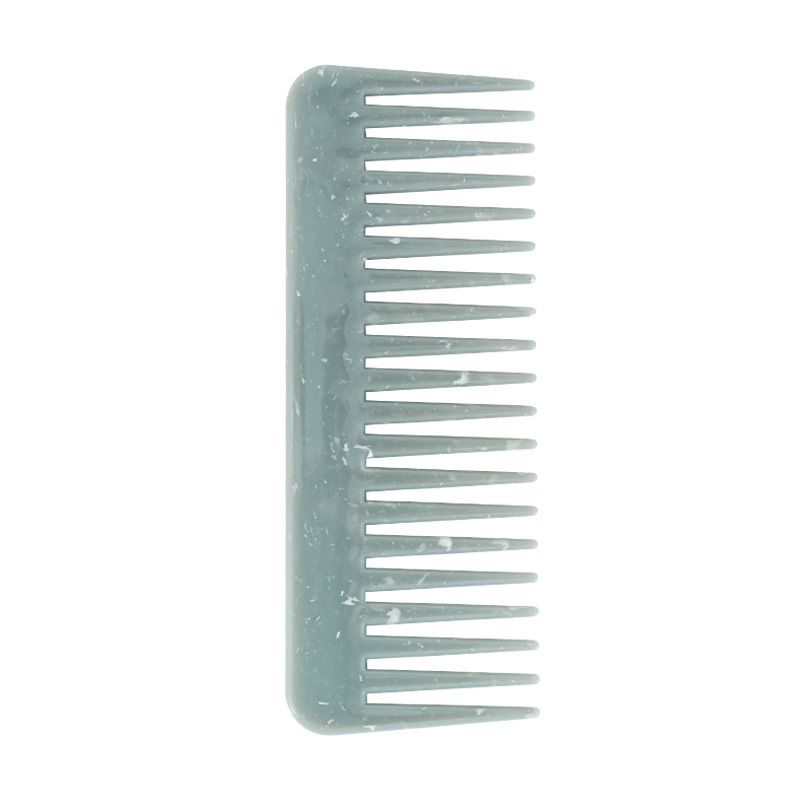 Marble Pattern Wide Tooth Home Use Smooth Massage Dry And Wet Dual-use Straight Hair Perm Anti-static Women's Comb_voghion.com