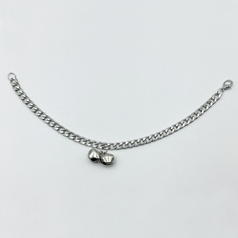 Collare decorativo regolabile con campanellino per cani e gatti di piccola e grande taglia, accessorio da appendere al collo per gattini_voghion.com